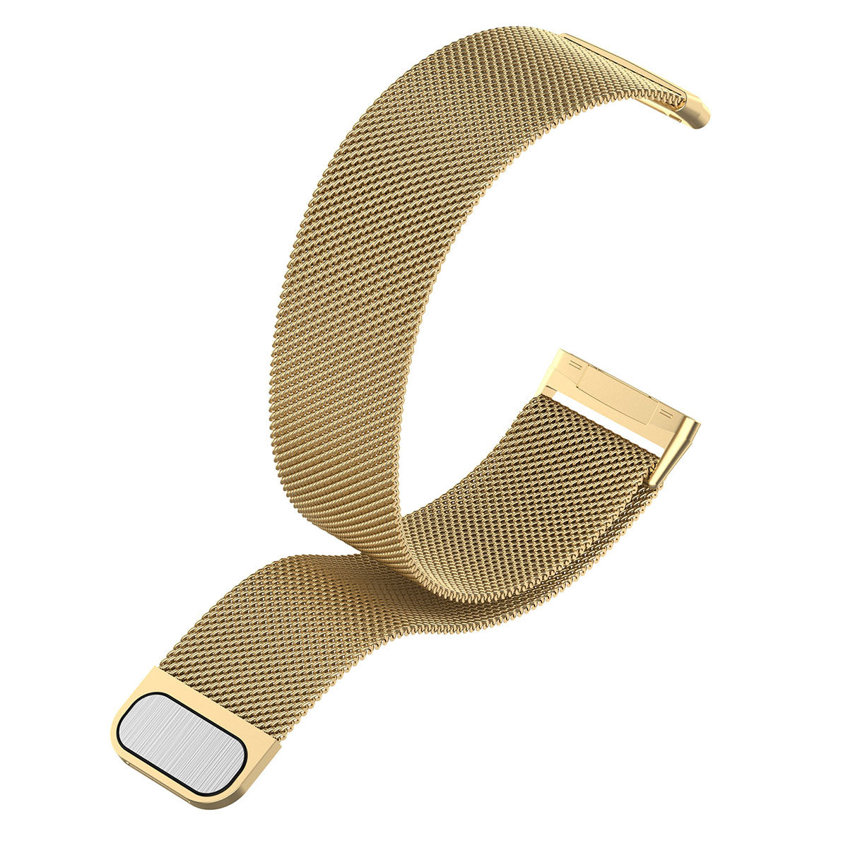 For Fitbit Versa 4 Sense 2 Milanese Smart Watch Band Metal Replacement Watch Strap Size: L For Fitbit Versa 4 Sense 2 Milanese Smart Watch Band Metal Replacement Watch Strap Size: L